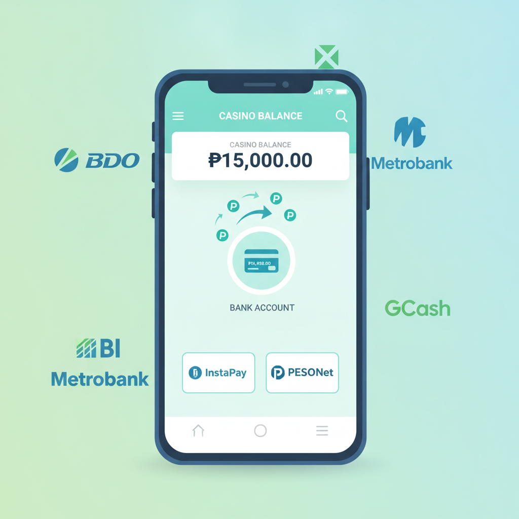 Illustration: VM Supreme InstaPay and PESONet Bank Transfer Withdrawal Guide